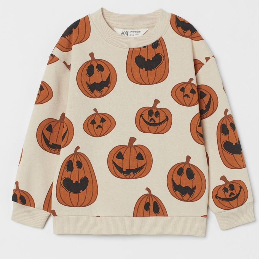 H&M pumpkin sweater